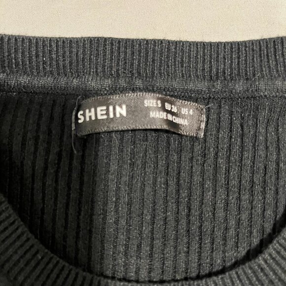 Shein Black Sweater Size S - Picture 2 of 5